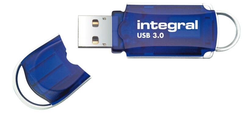 Integral USB-Stick 64 GB USB Type-A Blau, Silber