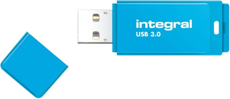 Integral USB-Stick 8 GB USB Type-A Blau, Orange, Gelb 3 Stück