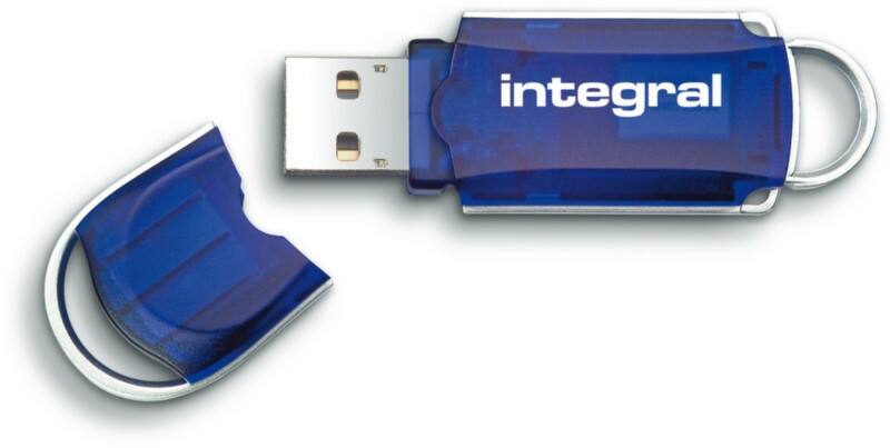 Integral USB-Stick 64 GB USB Type-A Blau, Silber 3 Stück