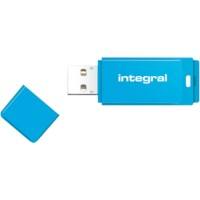 Integral USB-Stick 64 GB USB Type-A Blau, Rosa, Gelb 3 Stück