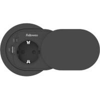 Fellowes Verlängerungskabel USB-A & USB-C 1-fach 2 m Schwarz