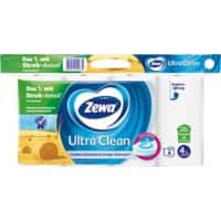 Zewa Ultra Clean Toilettenpapier 4-lagig 8 x 135 Blatt