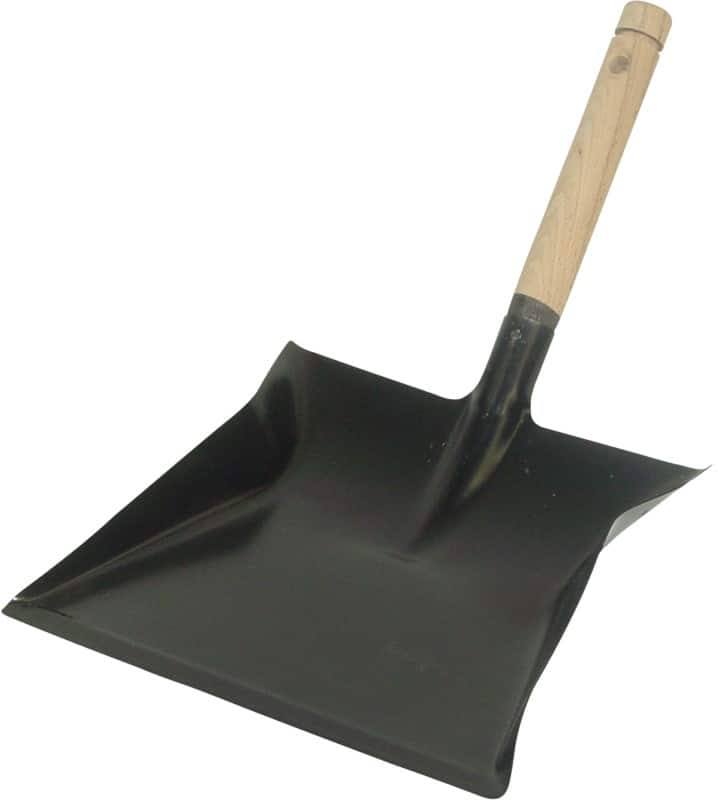 BETRA Kehrschaufel Schwarz 24 (B) x 22 (T) x 40 (H) cm