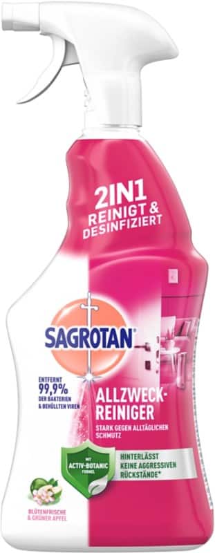 Sagrotan Mehrzweckreiniger Spray Grüner Apfel 750 ml