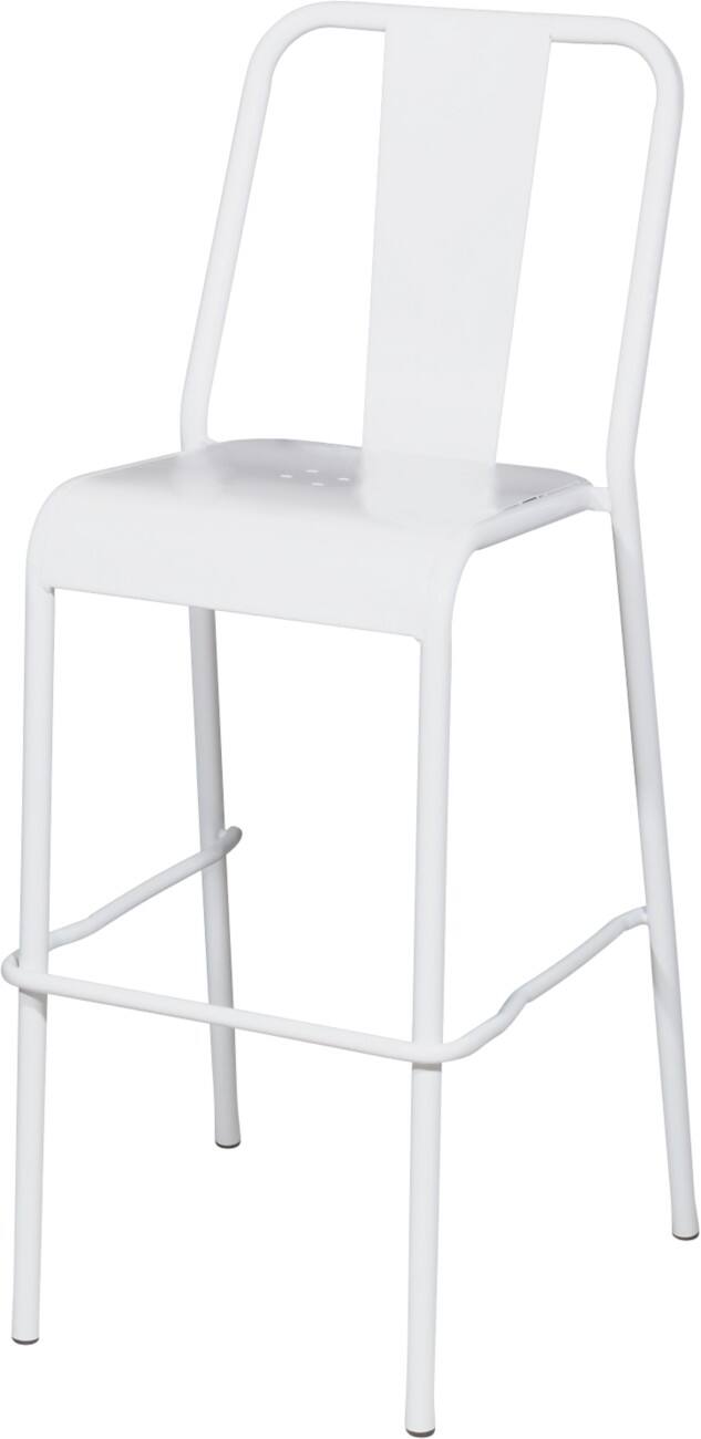 meet powered by PAPERFLOW ARTY Barhocker 510 x 520 x 1.130 mm Weiß 2 Stück