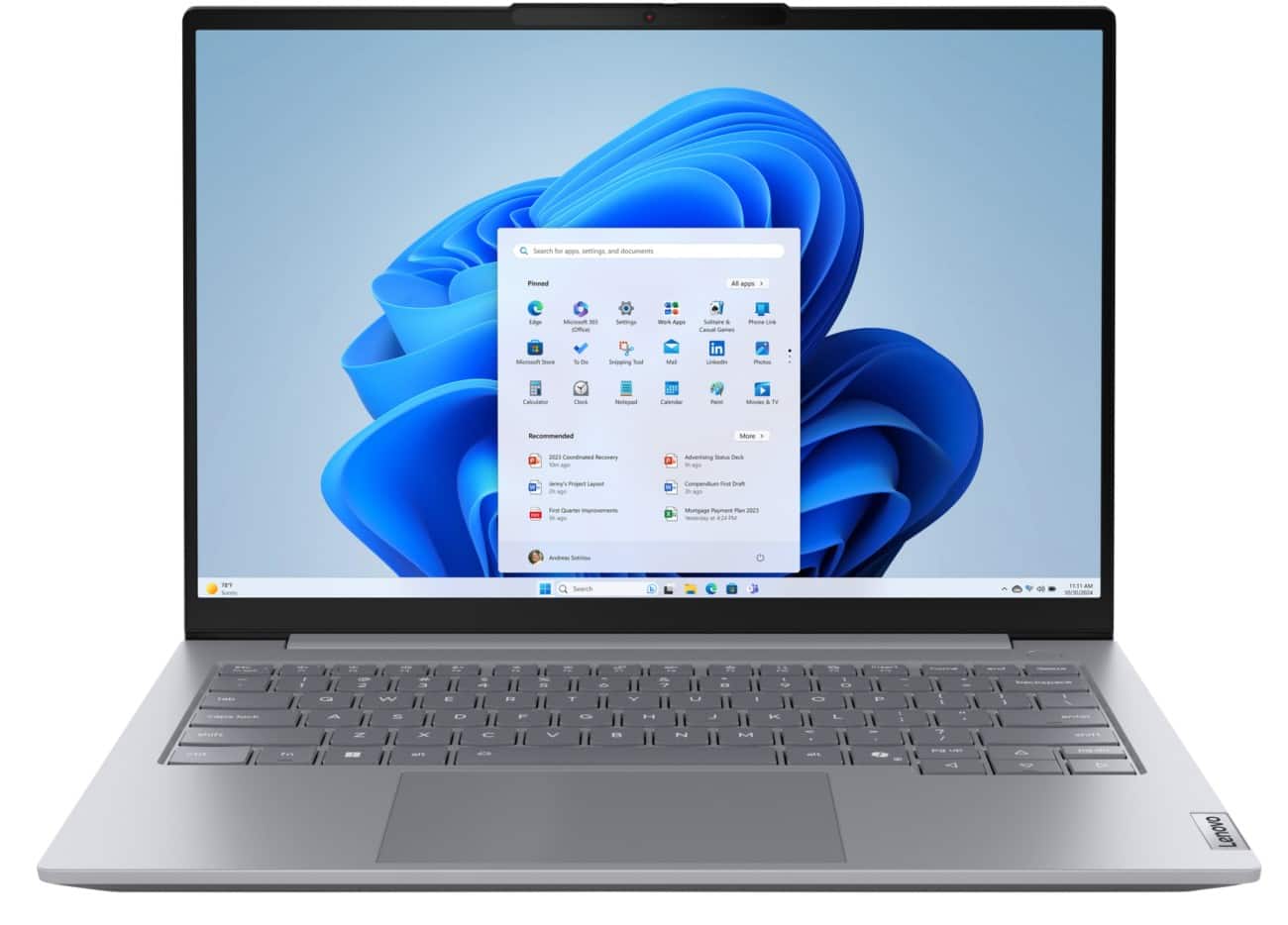 Lenovo ThinkBook 14 G8 IAL 14 Zoll Laptop Intel Core Ultra 5 225U 16 GB 512 GB SSD-Festplatte Windows 11 Pro Grau