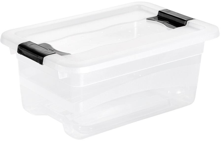 keeeper Aufbewahrungsbox Cornelia Polypropylen 4 L Mit Deckel Transparent 19,5 x 12,5 cm
