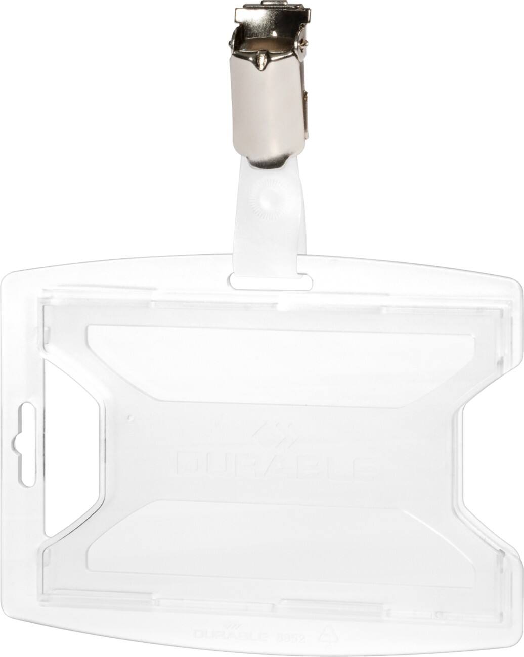 DURABLE Ausweishalter Clip 10 x 0,84 x 11,8 cm PP (Polypropylen) 25 Stück