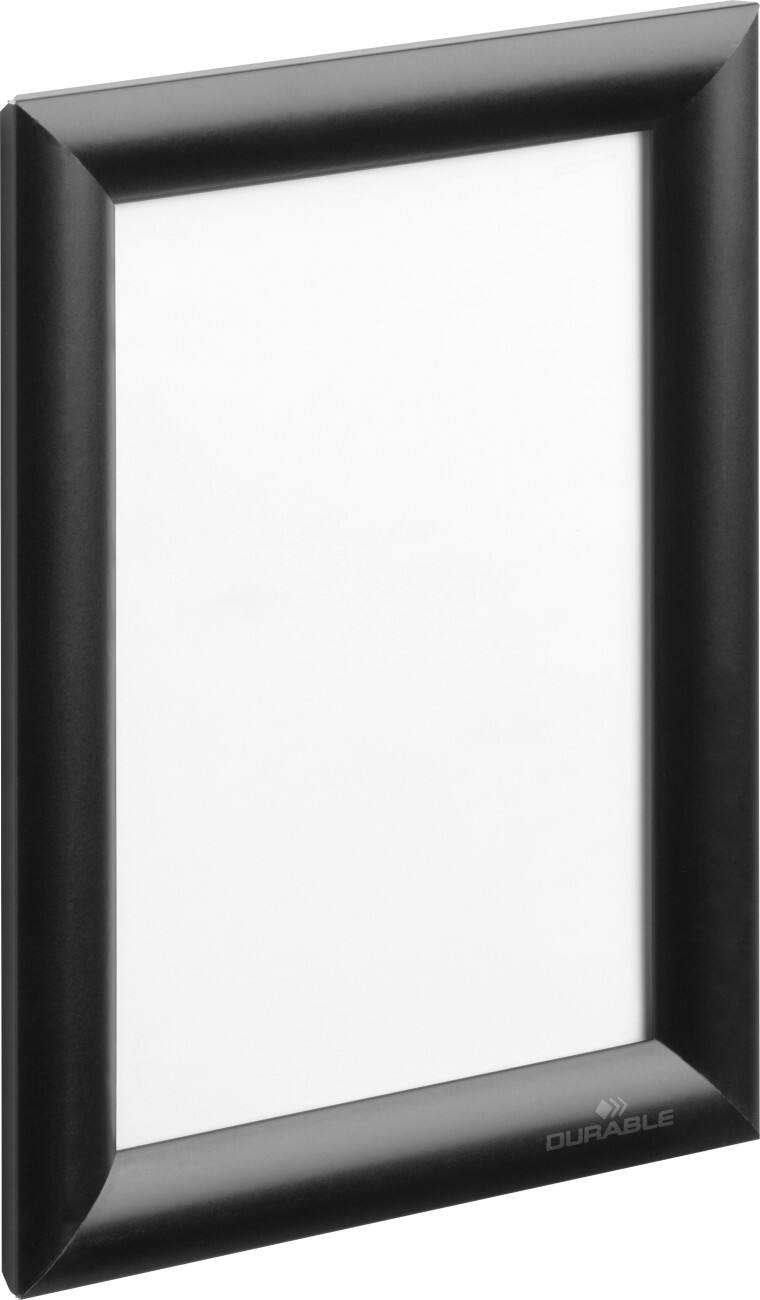 DURABLE DIN A5 Klapprahmen Schwarz zum Ankleben Aluminium 479501 17,9 (B) x 1,2 (T) x 24 (H) mm