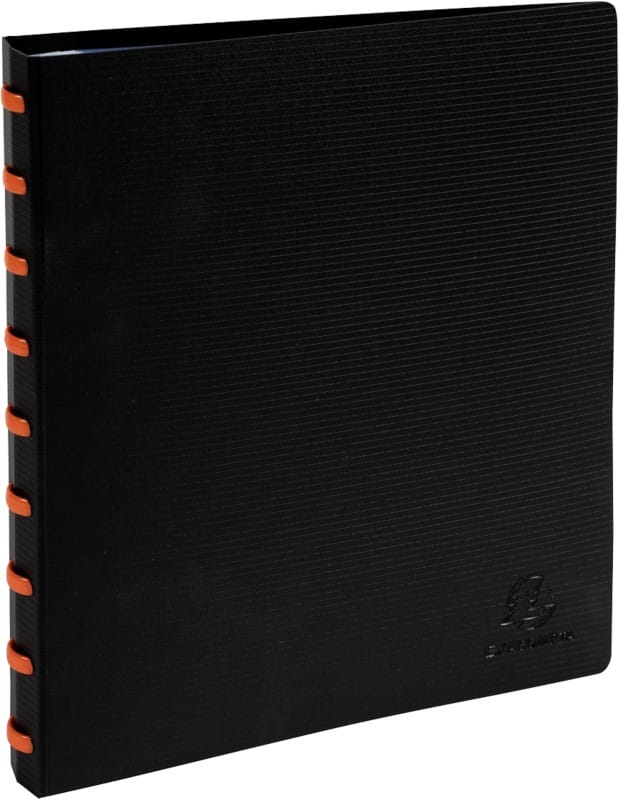 Exacompta Exactive Präsentationsmappe DIN A5 30 Taschen Schwarz 6 Stück