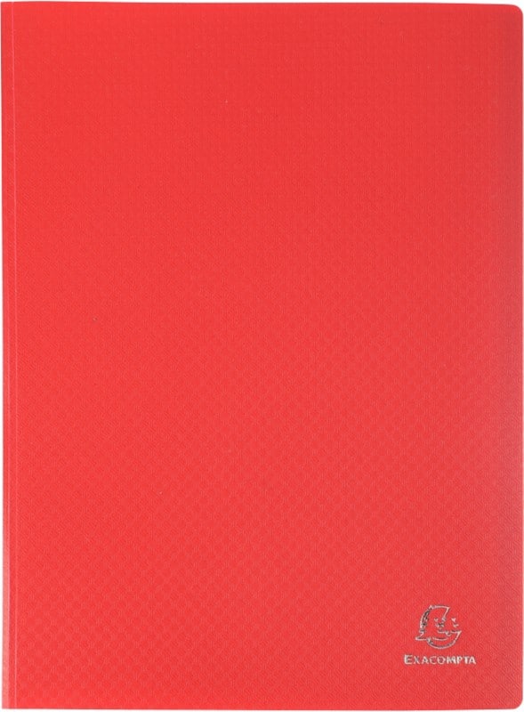 Exacompta OpaK Präsentationsmappe 100 Taschen Rot 8 Stück