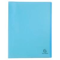 Exacompta Chromaline Pastel Präsentationsmappe 40 Taschen DIN A4 Pastellblau 10 Stück