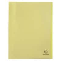Exacompta Chromaline Pastel Präsentationsmappe 40 Taschen DIN A4 Gelb 10 Stück