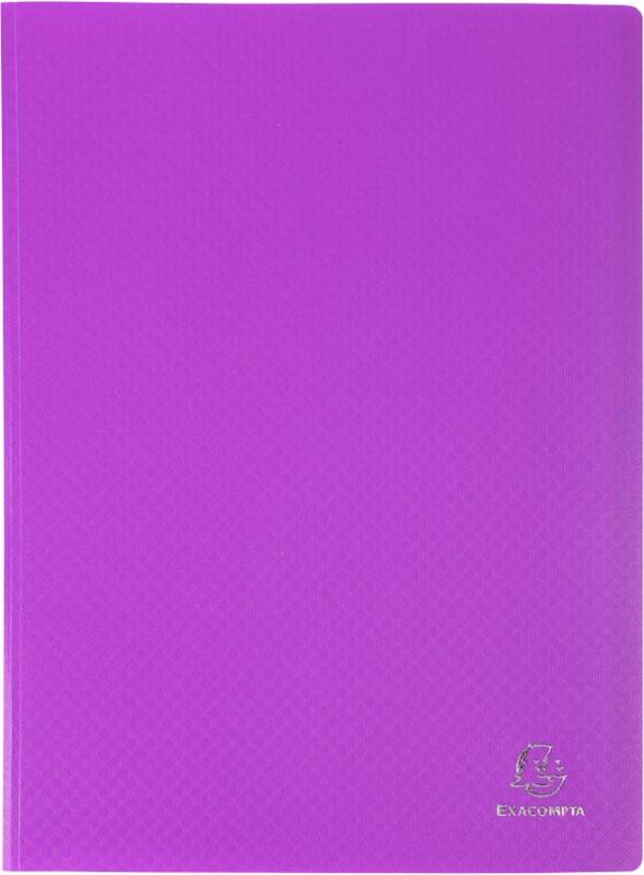 Exacompta OpaK Präsentationsmappe DIN A4 30 Taschen Violett 12 Stück