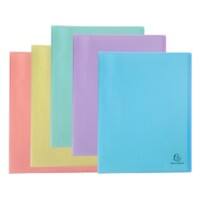 Exacompta Chromaline Pastel Präsentationsmappe 60 Taschen DIN A4 Farbig sortiert 8 Stück