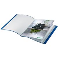 Leitz Recycle Präsentationsmappe 4677 DIN A4 Klimaneutral Blau 90% Recycelter Kunststoff 40 Hüllen