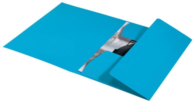 Leitz Recycle Dreiflügelmappe 3906 DIN A4 Klimaneutral Blau 100% Recycelter Karton
