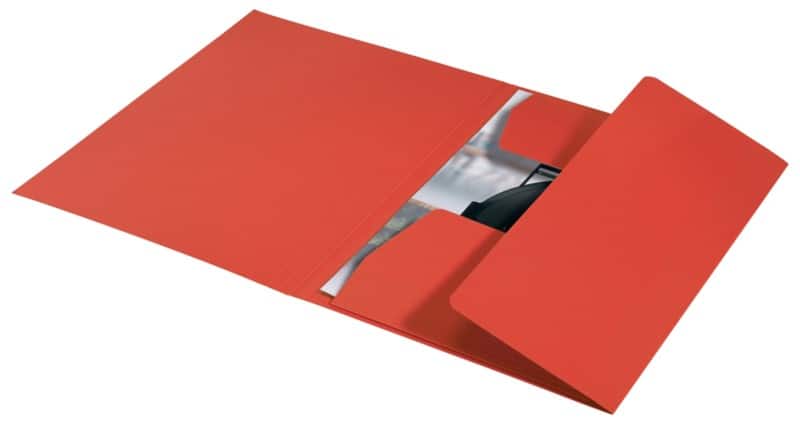 Leitz Recycle Dreiflügelmappe 3906 DIN A4 Klimaneutral Rot 100% Recycelter Karton