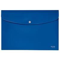 Leitz Recycle Dokumentenmappe 46780035 DIN A4 Kappen Kunststoff Hoch und Quer 31,3 (B) x 0,7 (T) x 23,5 (H) cm Blau