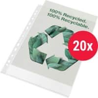 Esselte Klarsichthüllen  Texturiert Transparent 11 Löcher 628214 20 Stück