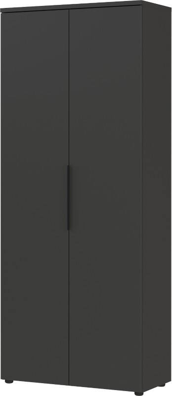 GERMANIA GW-Mailand Aktenschrank Spanplatte 4 Fachböden 810 x 400 x 1.970 mm Graphit