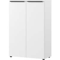 GERMANIA GW-Mailand Aktenschrank Spanplatte 2 Fachböden 810 x 400 x 1.200 mm Weiß