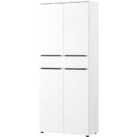 GERMANIA GW-Mailand Spanplatte Aktenschrank 810 x 400 x 1.970 mm Weiß