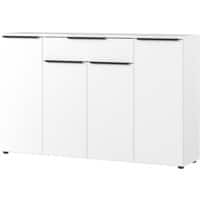 GERMANIA GW-Mailand Sideboard Spanplatte 5 Fachböden 1.610 x 400 x 1.010 mm Weiß