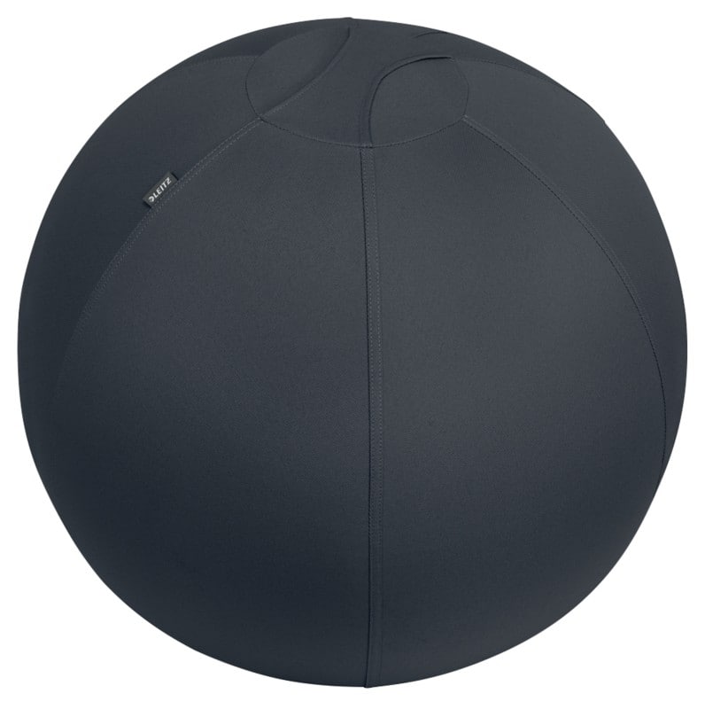 Leitz ergo sitzball für aktives sitzen 6542 stoppfunktion design tragegriff waschbar 65 cm bis zu 150 kg dunkelgrau