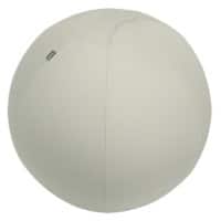 Leitz Ergo Ergonomischer Sitzball 6543 Stoppfunktion Design Tragegriff Waschbar 75 cm Bis zu 150 kg Hellgrau