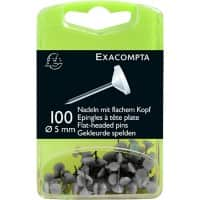 Exacompta Stecknadeln 5 mm Weiß 100 Stück