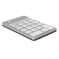 R-Go Tools Tastatur Verkabelt & Kabellos Numerisch Bluetooth Weiß RGOCONMWLWH