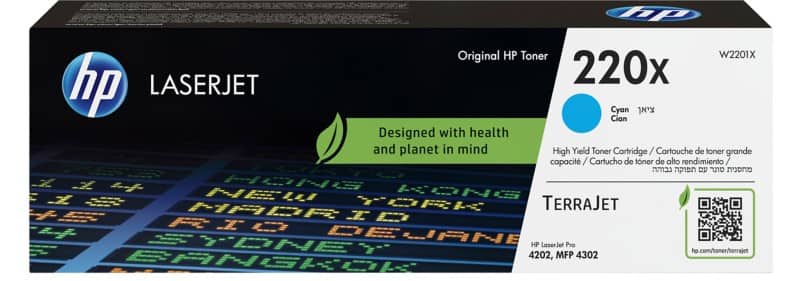 HP 220X Original Tonerkartusche W2201X Cyan