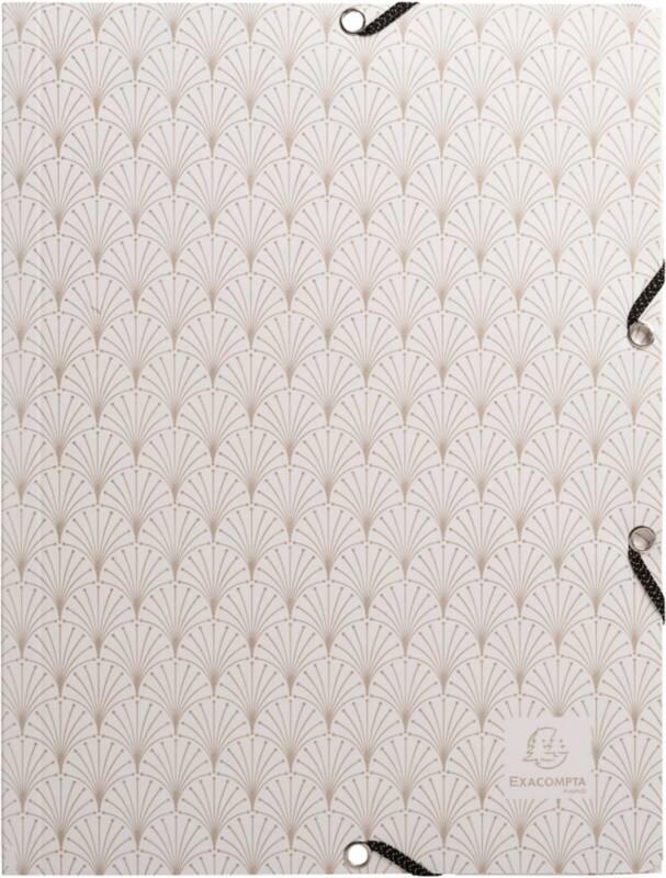 Exacompta Neo Deco Dreiflügelmappe DIN A4 Farbig sortiert Pressspankarton 400 g/m² 4 Stück