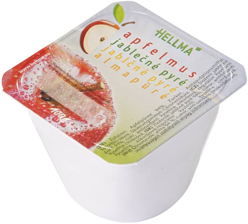 Hellma Süßes und fruchtiges Apfelmus 48 Stück à 100 g