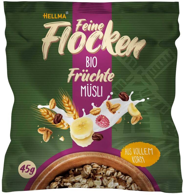 Hellma BIO Fruchtiges Müsli 40er-Packung à 45 g