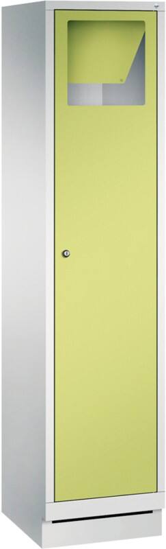 C+P S 3000 Evolo Metall Schließfach 1 Türen Zylinderschloss 420 x 500 x 1.800 mm Lichtgrau 48170-210 S10245