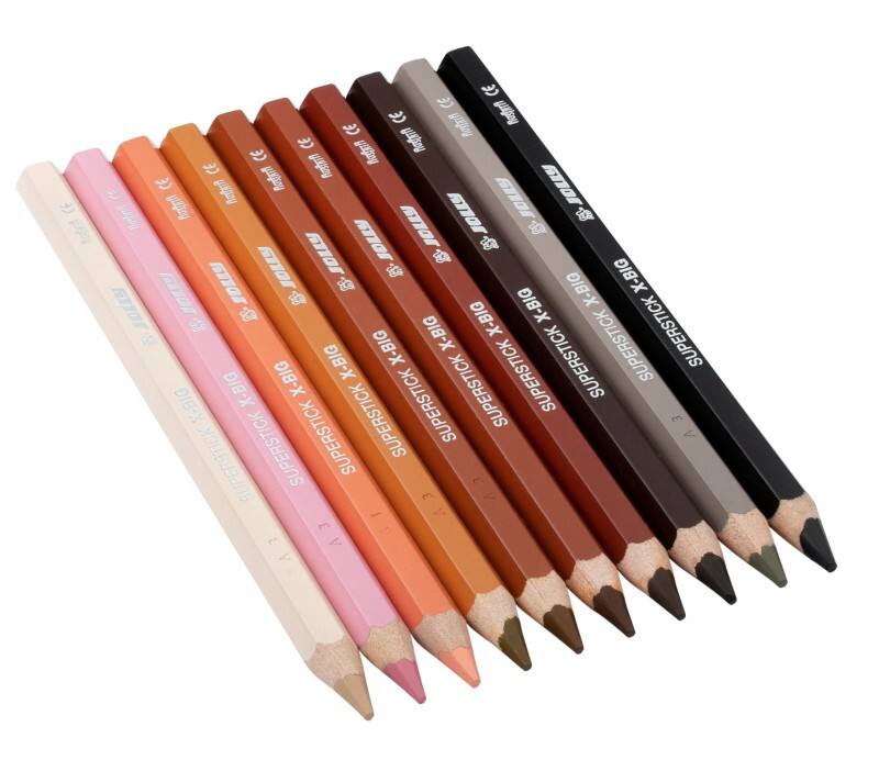 Jolly X-BIG Buntstifte Mehrfarbig 10 Stück