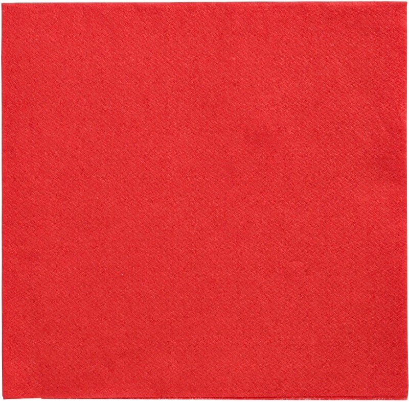 PAPSTAR Servietten Rot 32 x 32 cm 150 Stück