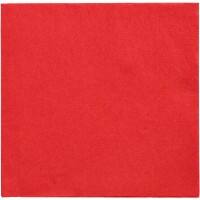 PAPSTAR Servietten Rot 32 x 32 cm 150 Stück