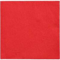 PAPSTAR Servietten Rot 32 x 32 cm 150 Stück