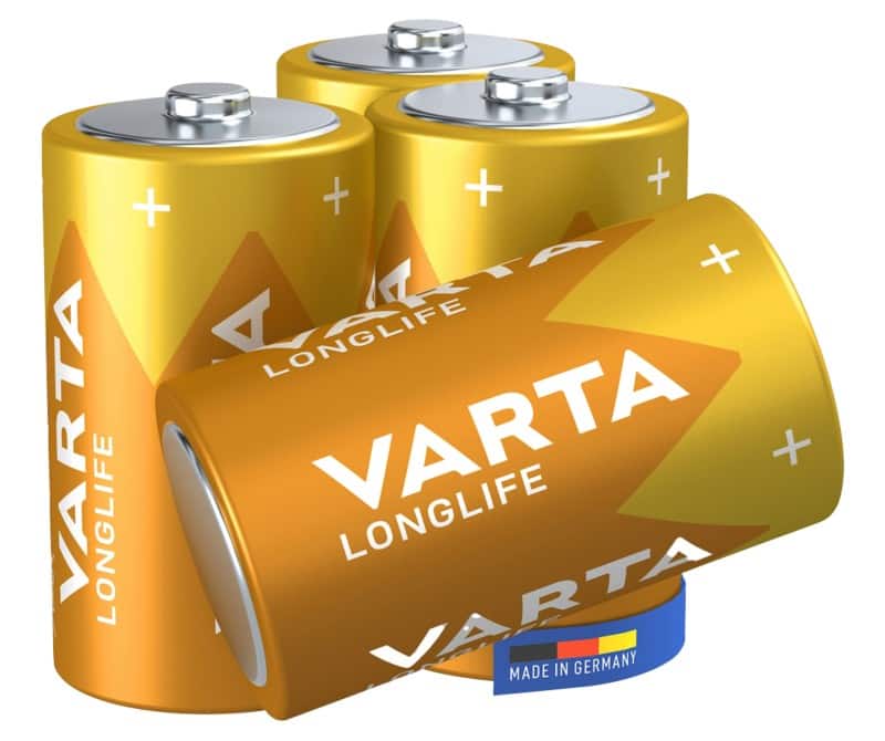 VARTA Batterien 4120 D LR20 Alkaline 1,5 V 4 Stück