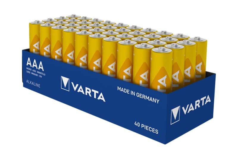 VARTA Batterien 4103 AAA LR03 Alkaline 1,5 V 40 Stück
