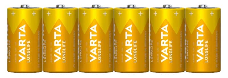 VARTA Batterien 4114 C LR14 Alkaline 1,5 V 6 Stück