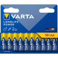 VARTA Batterien High Energy LONGLIFE Power 10 Stück