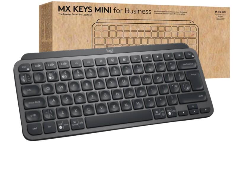 Logitech Business Tastatur Kabellos QWERTY mit Bluetooth Graphit 920-010608