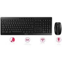 CHERRY Stream Desktop Tastatur Kabellos QWERTZ Weiß