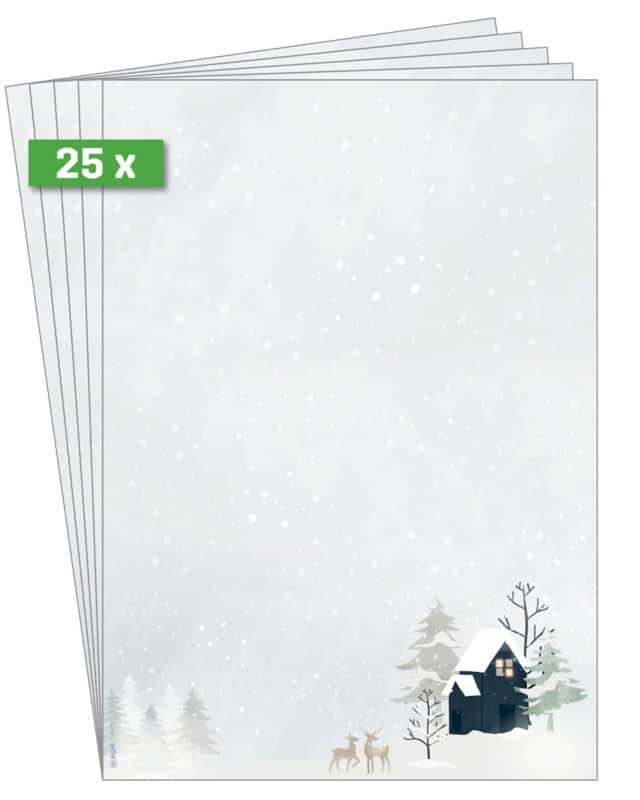 Sigel DIN A4 Briefpapier Grau  90 g/m² 25 Stück