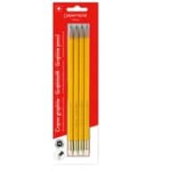 Caran d'Ache Bleistift HB 10 mm Gelb 4 Stück