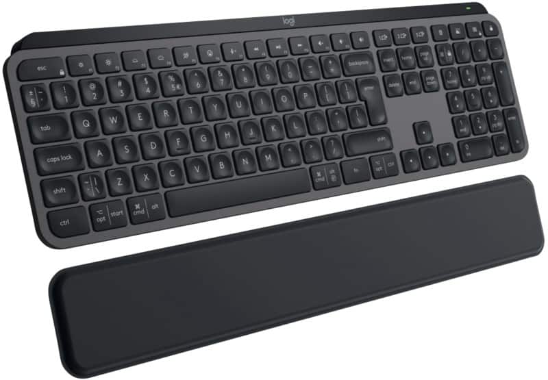 Logitech MX Tasten S Kabellose Tastatur QWERTY (US) mit Bluetooth Graphit